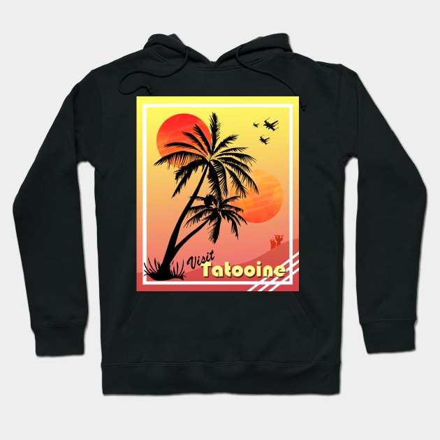 Visit Tatooine Hoodie by Nerd_art